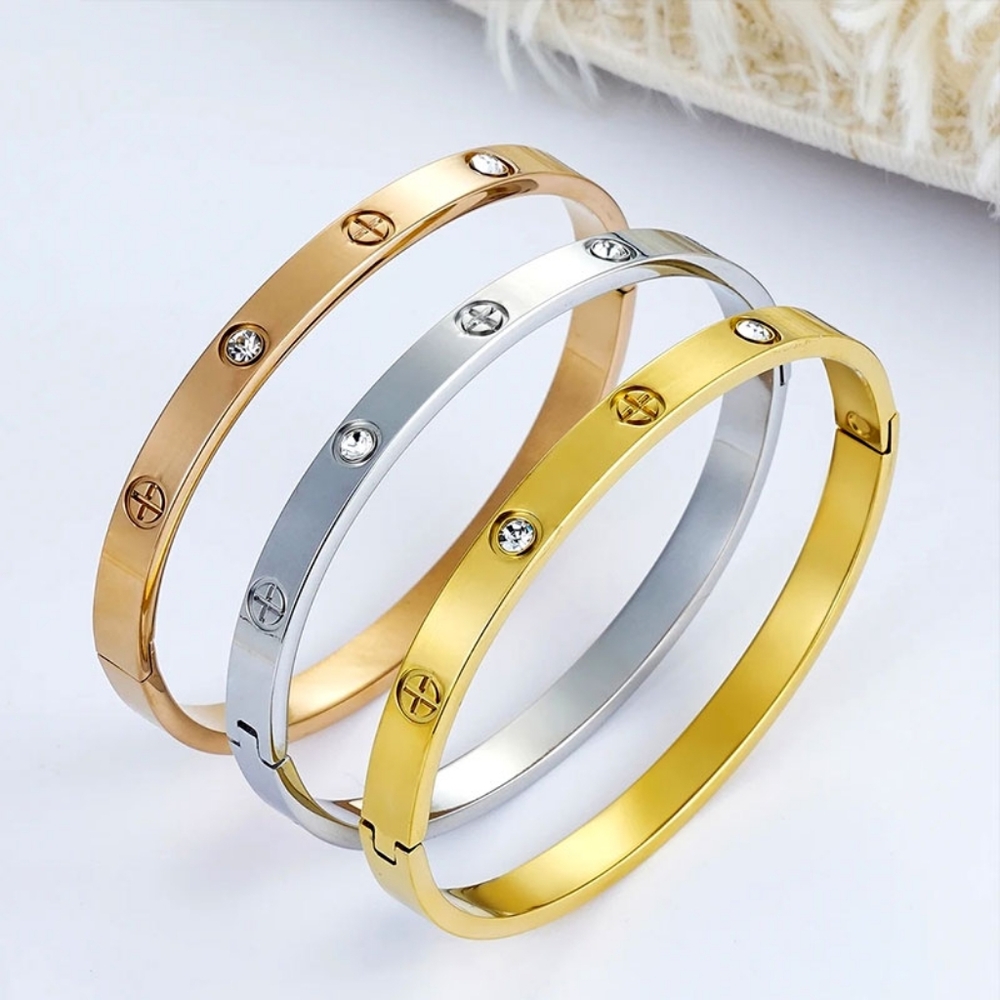 Titanium steel bracelet 19cm - Picture 2 of 7